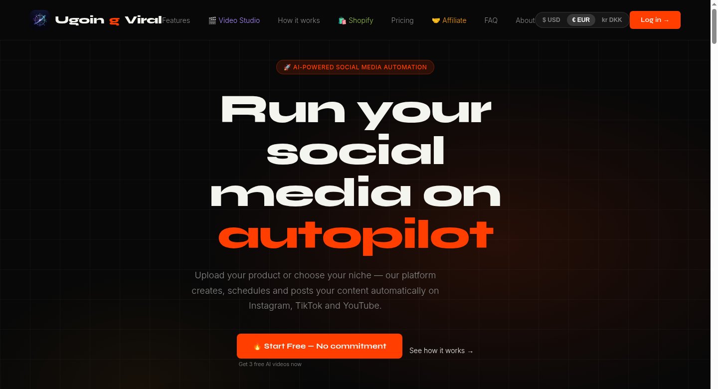 Screenshot of UgoingViral